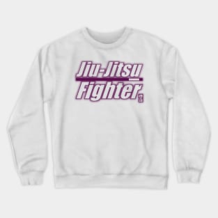 BJJ Purple Belt Jiu Jitsu Fighter Crewneck Sweatshirt